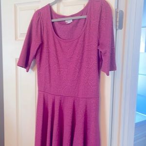 Elegant Pink Women's Dress